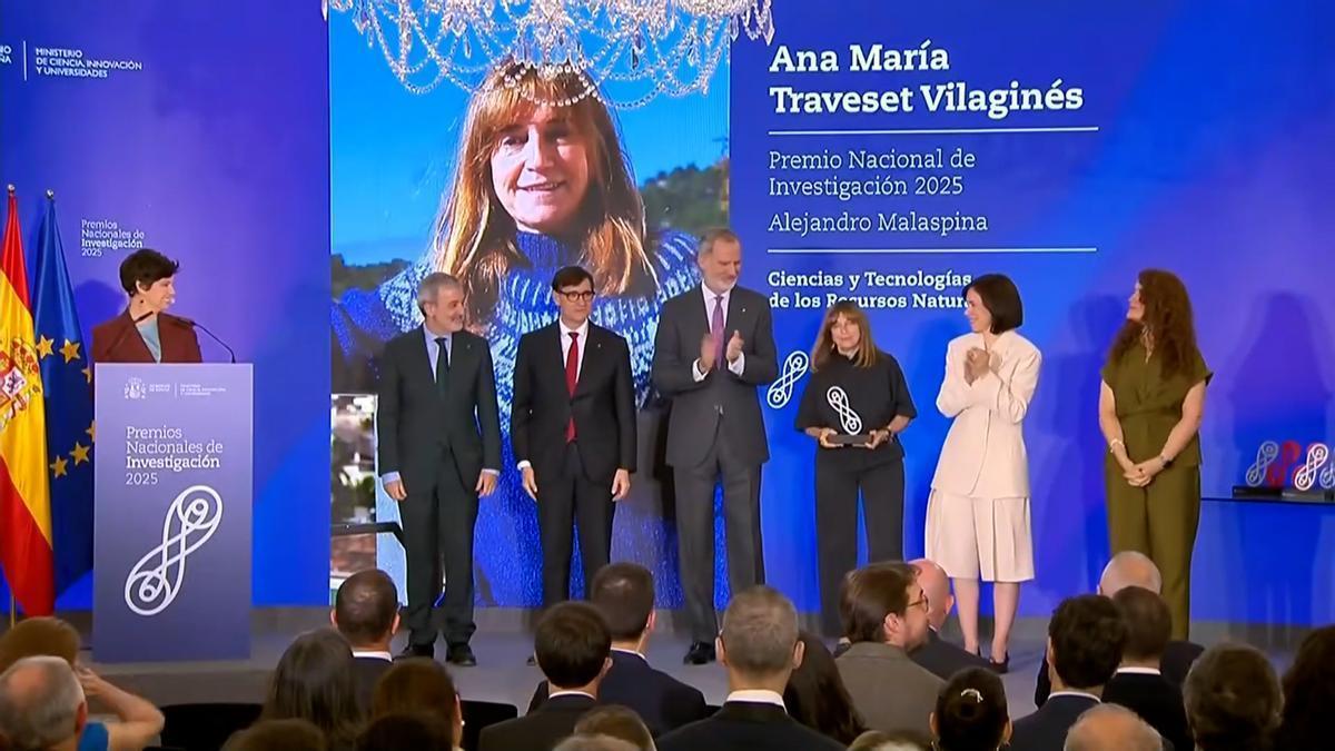 VÍDEO | Anna Traveset recibe el Premio Nacional de Investigación