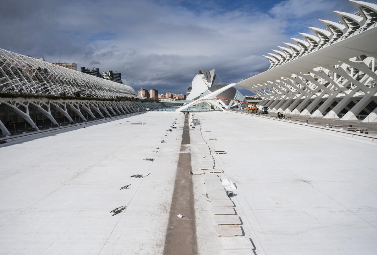 Lago del Museu de les Ciències.
