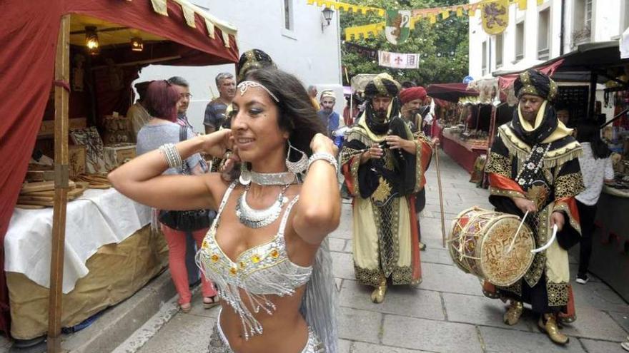 Espectáculo da Feira das Marabillas da Coruña.