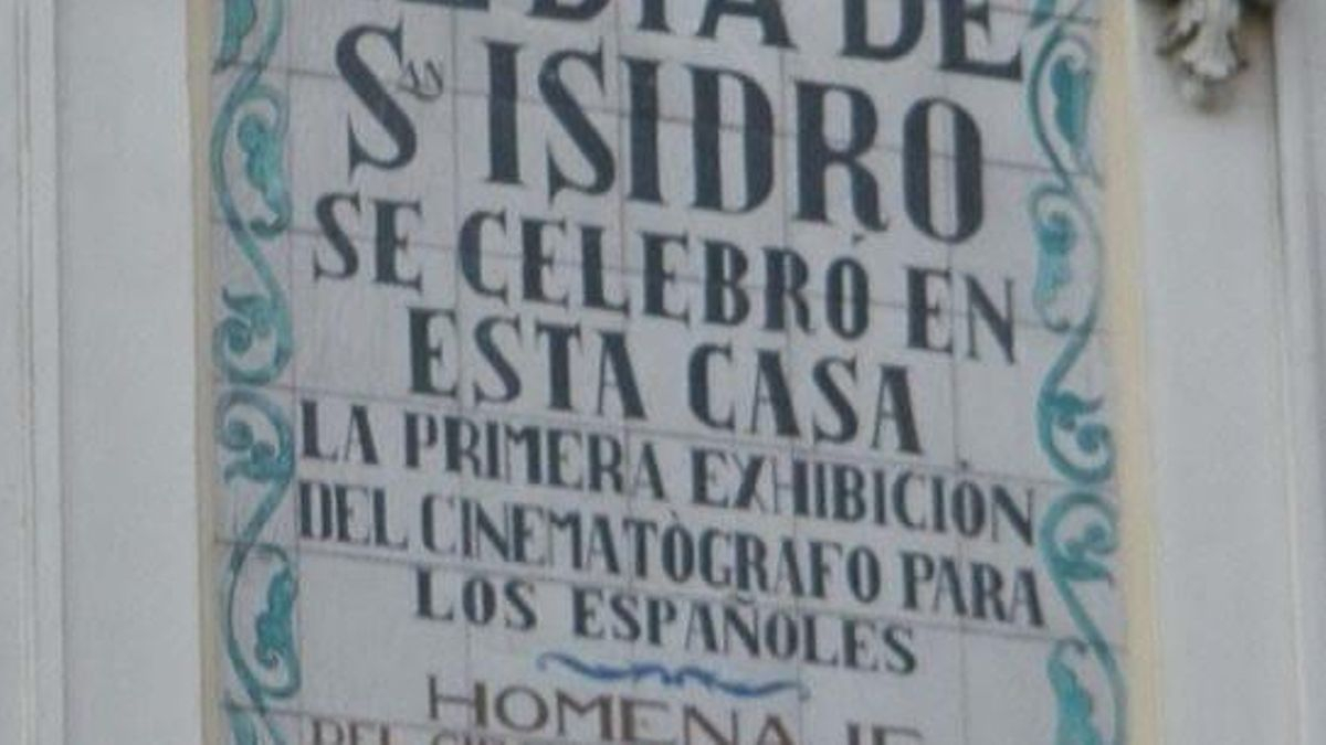 Primera proyección cine en España