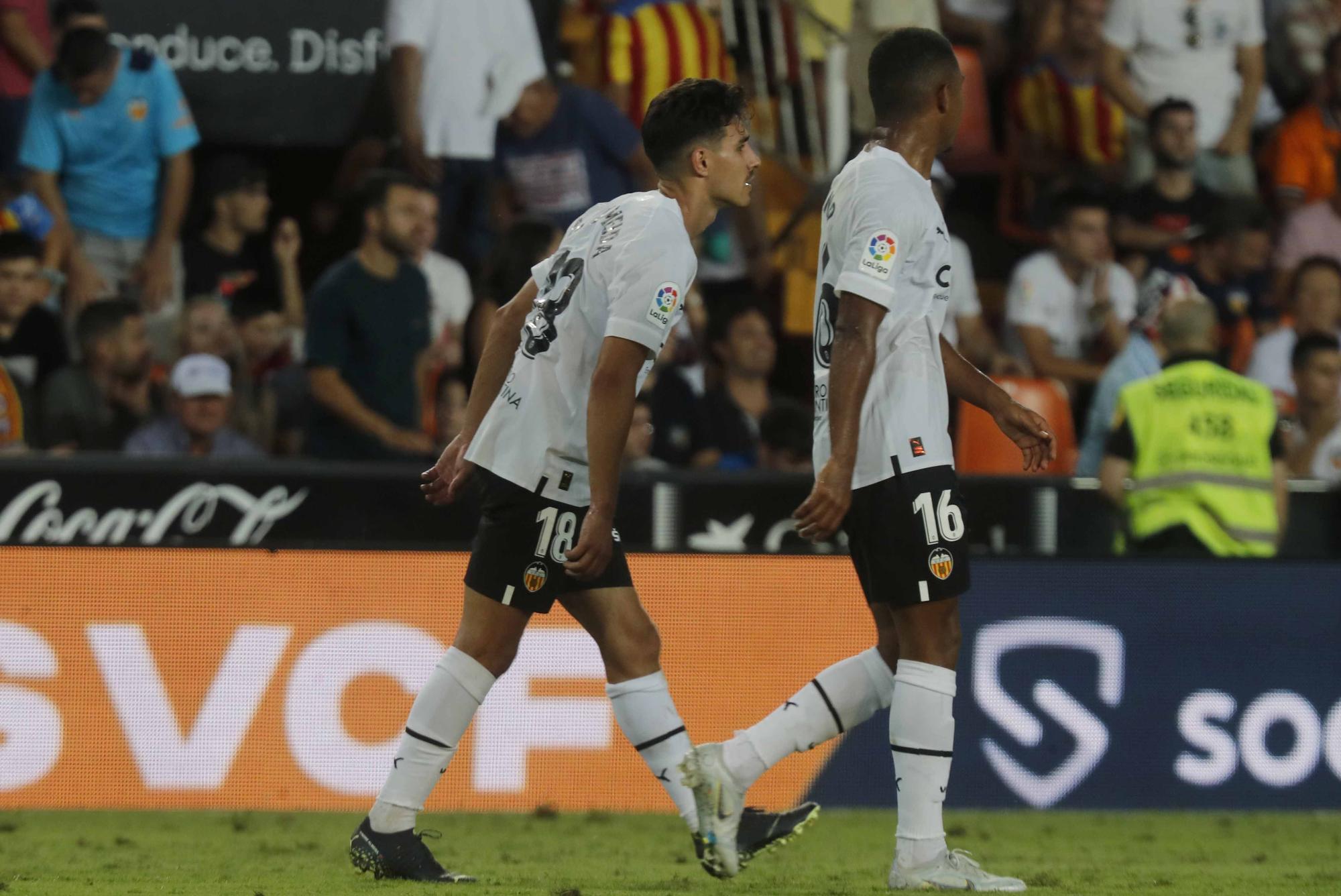 El Valencia - Celta en imágenes