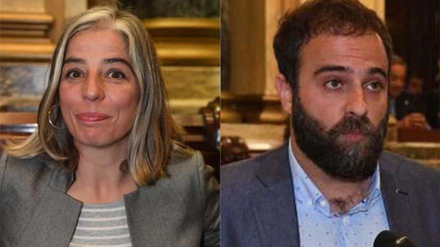 María García y Iago Martínez serán los portavoces de Marea en la Corporación