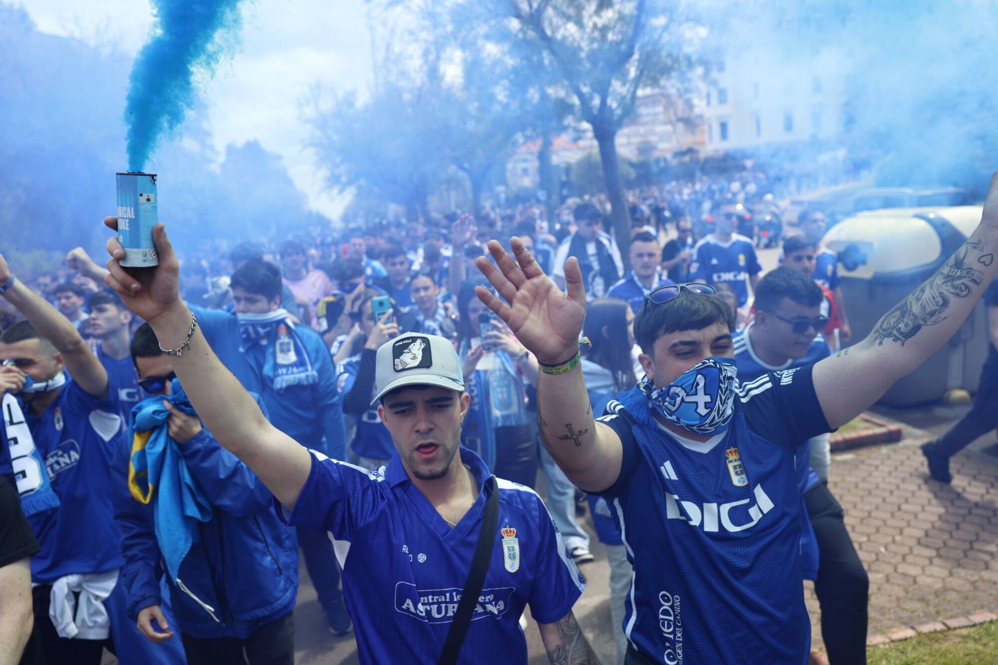 Así fue el partido entre el Real Oviedo y el Racing de Santander