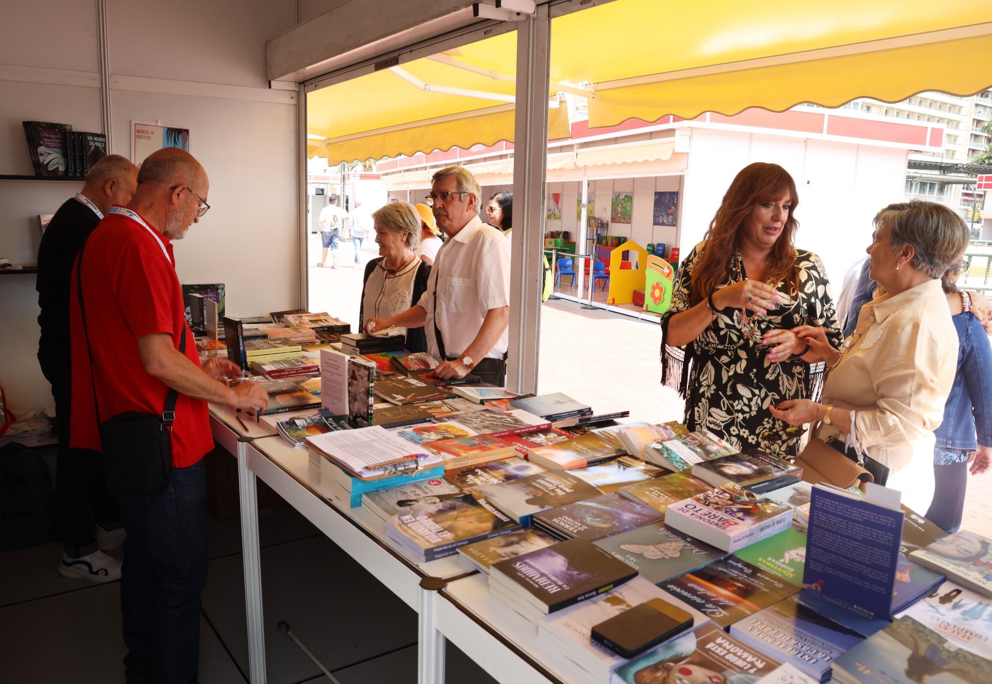 Inaugurada del Feria del Libro de Málaga 2023 en la plaza de La Marina