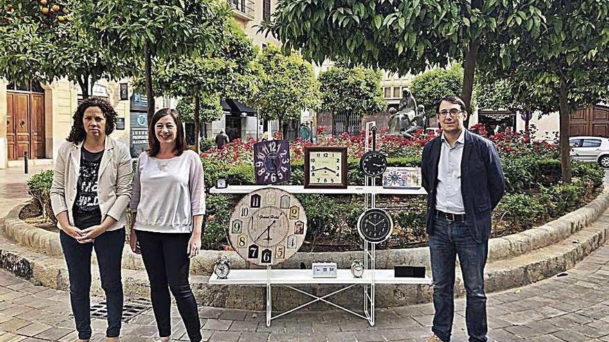 Catalina Cladera, Francina Armengol y Iago Negueruela.