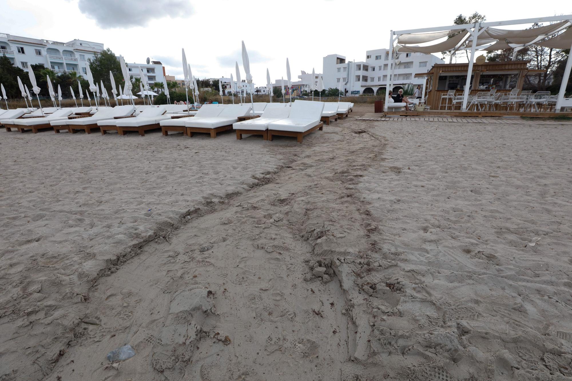 Nuevo vertido de fecales en la playa de Punta Xinxó de Ibiza