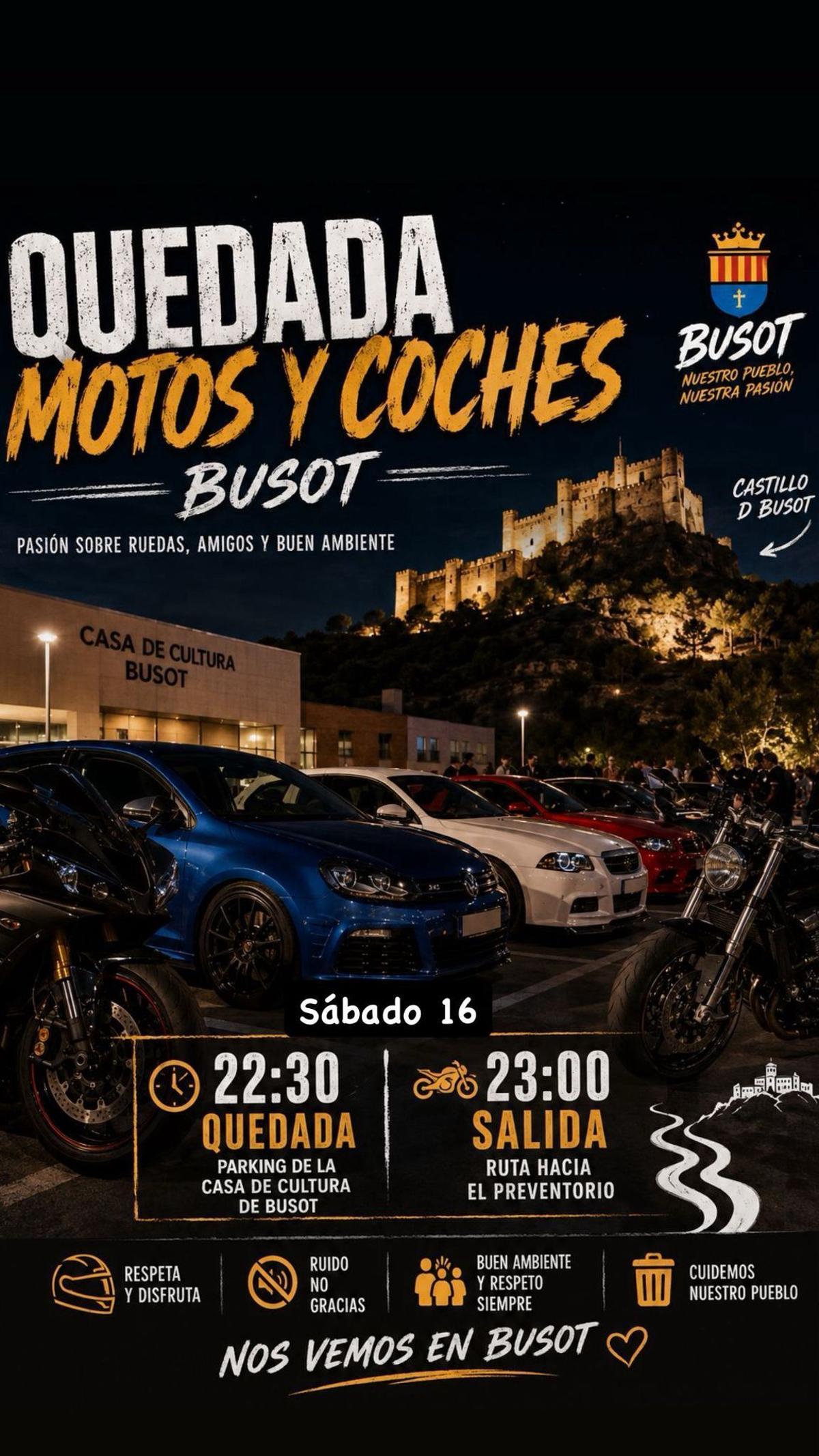 Imagen de la actividad promovida en redes sociales sin consentimiento de los alcaldes de Aigües y Busot