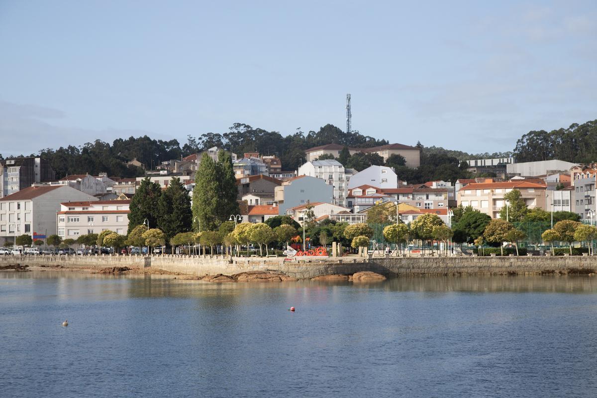 El pueblo pesquero de O Grove en la ría de Arousa