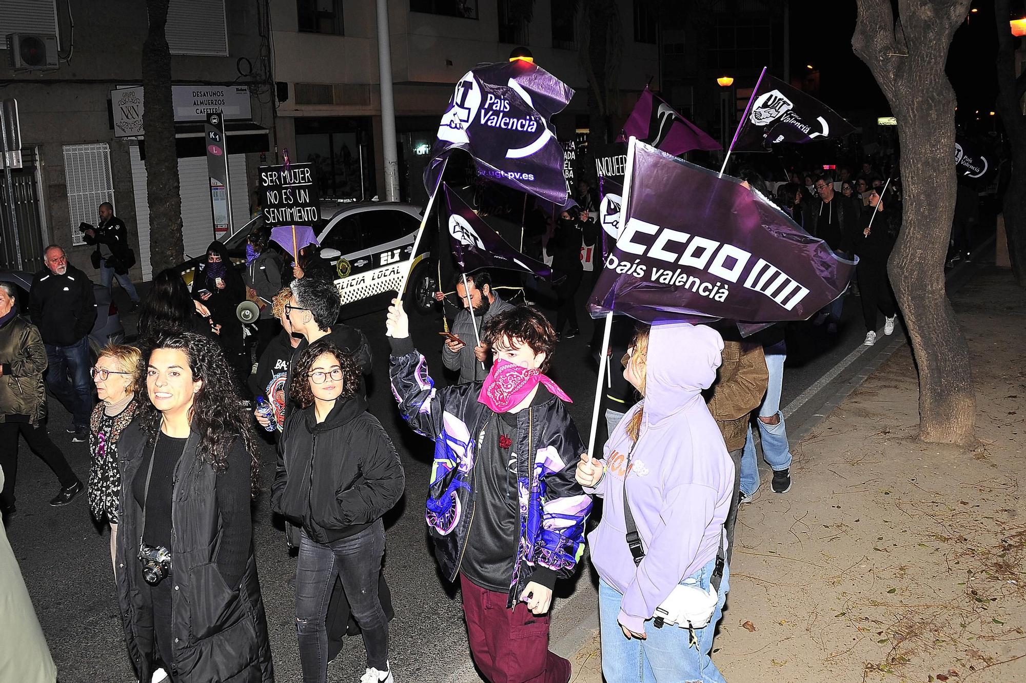 Manifestación 8M en Elche