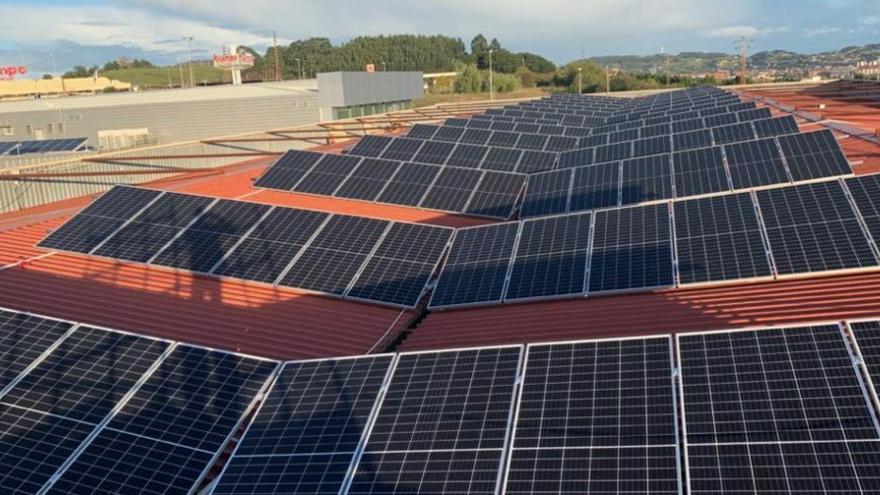 Paneles solares en Gijón