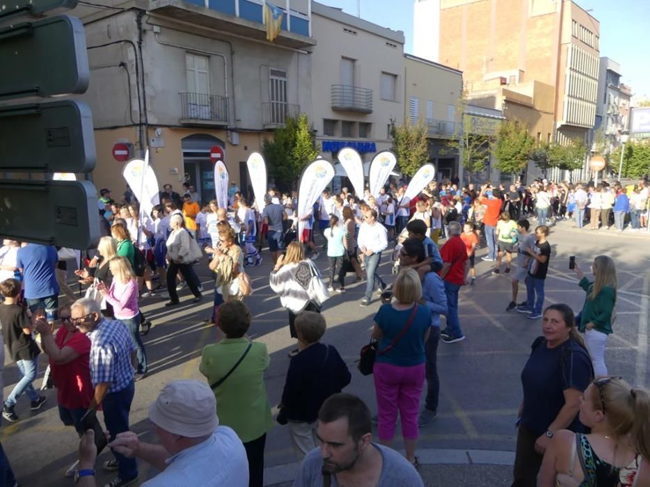 La flama dels Special Olympics arriba a Figueres