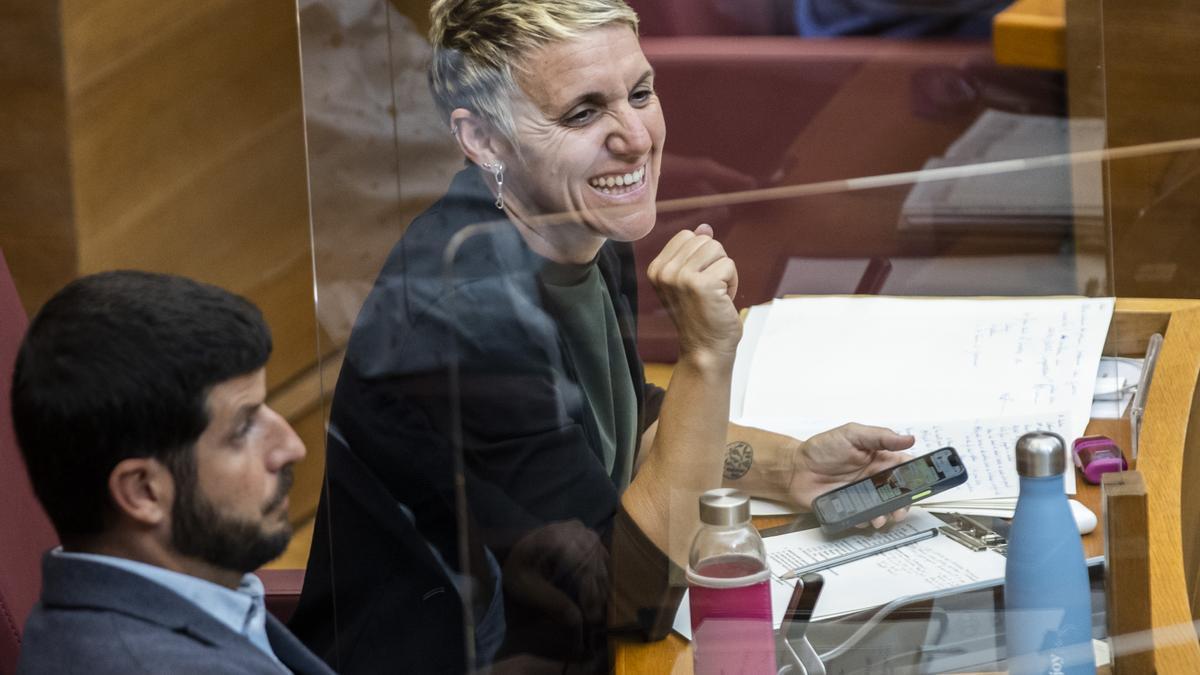 Papi Robles, en el debat de política general a les Corts