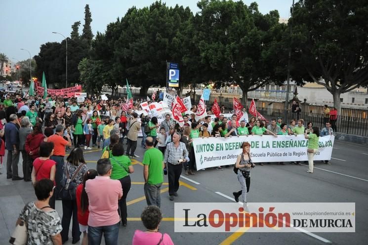 Manifestación contra la LOMCE en Murcia