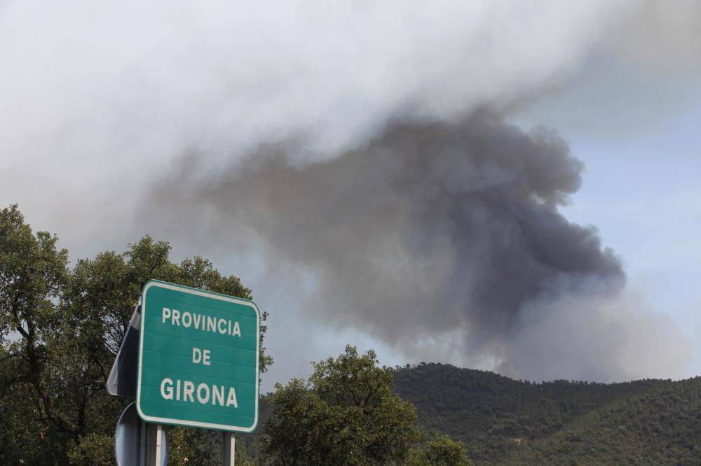 Incendi forestal a Blanes