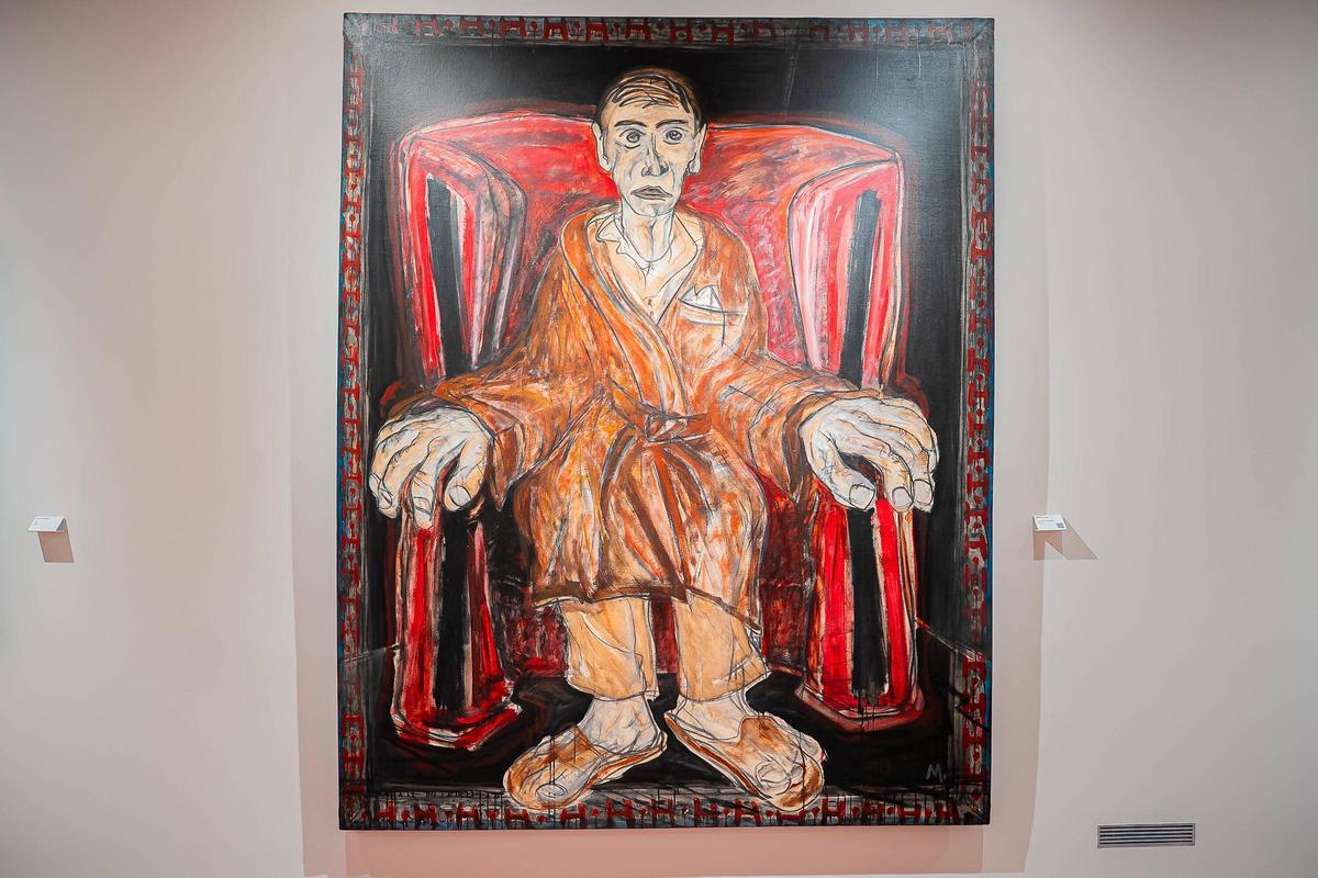 O avó Gran Dida no sillón, Manuel Moldes (1983)