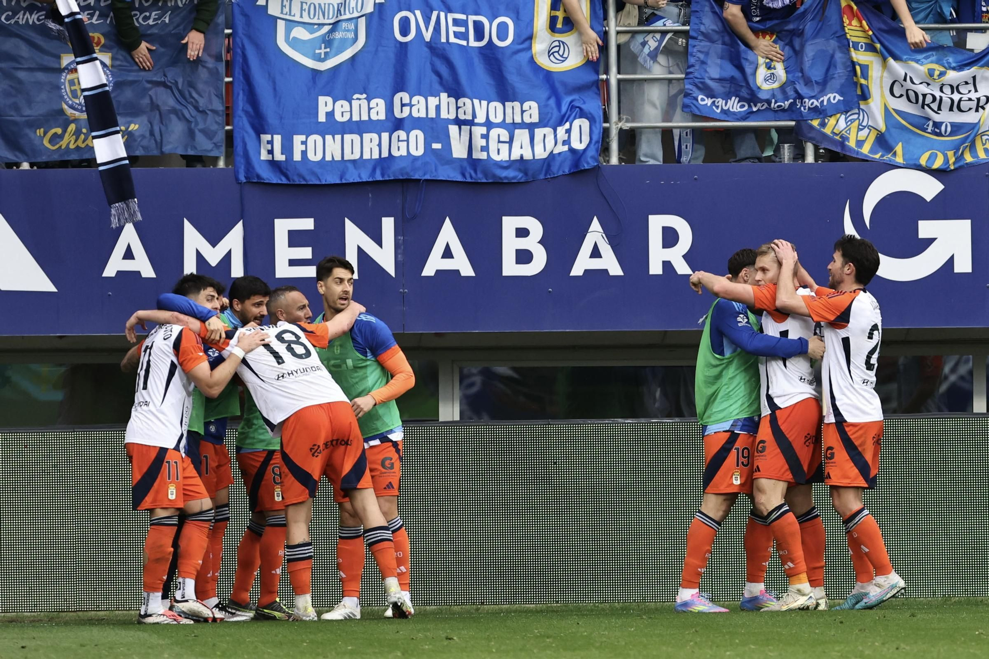 EN IMÁGENES: El partido entre el Eibar y el Real Oviedo