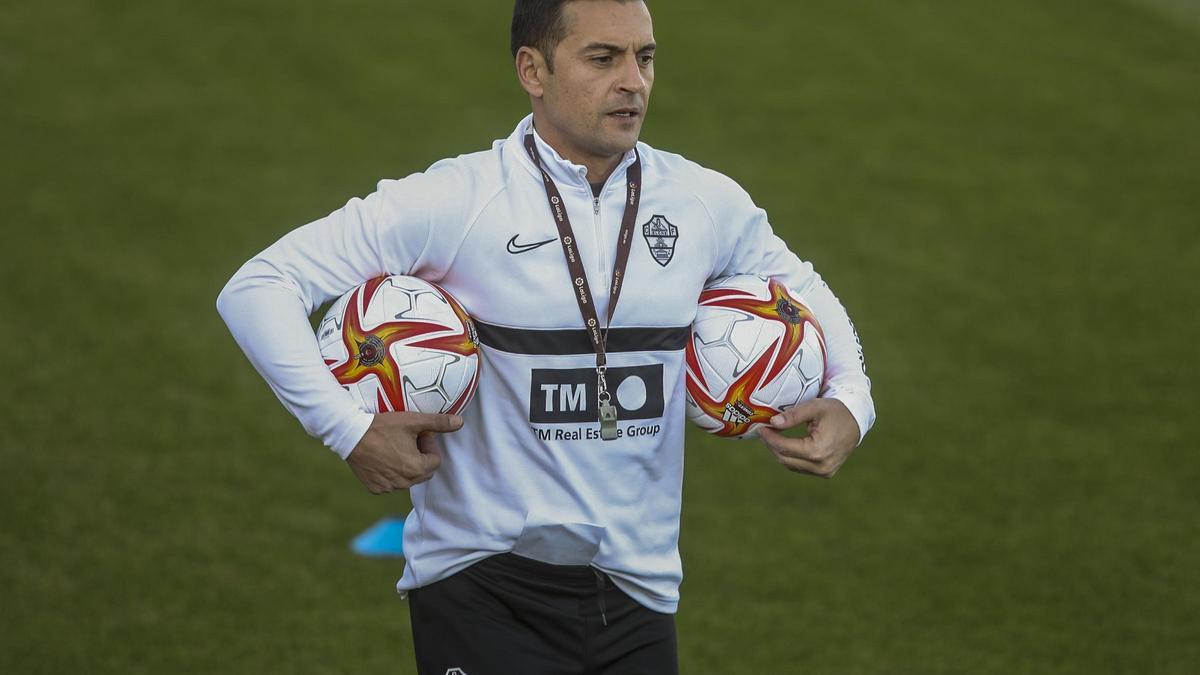 Francisco, durante un entrenamiento