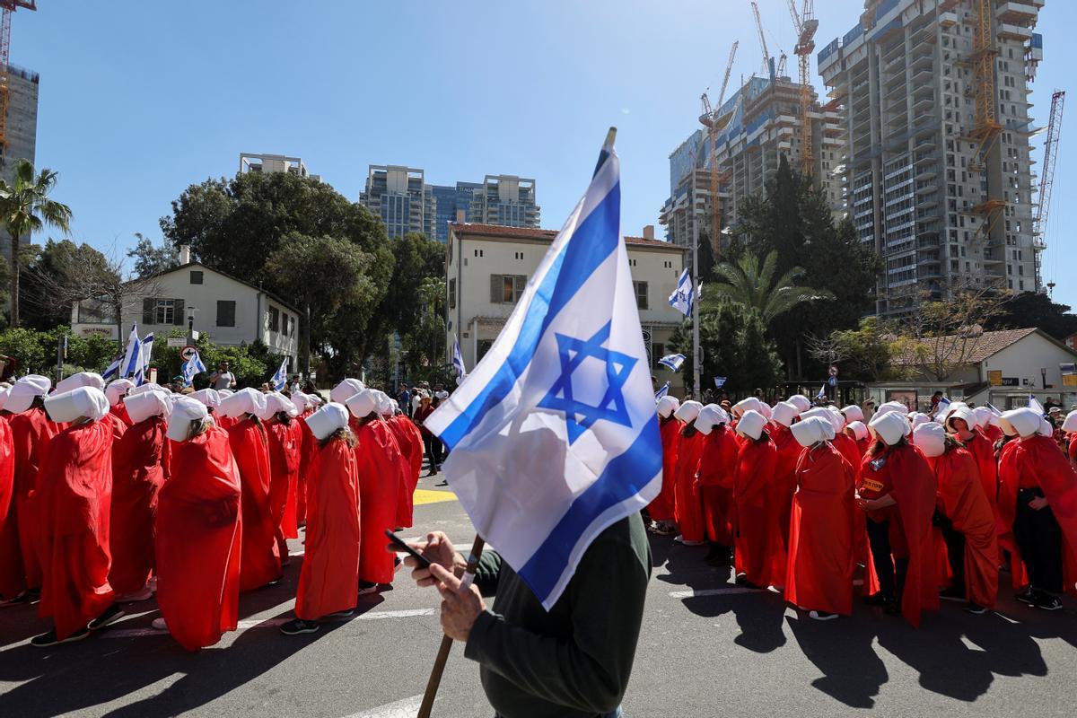 Protestas en Tel Aviv por la polémica reforma judicial del Gobierno de Netanyahu