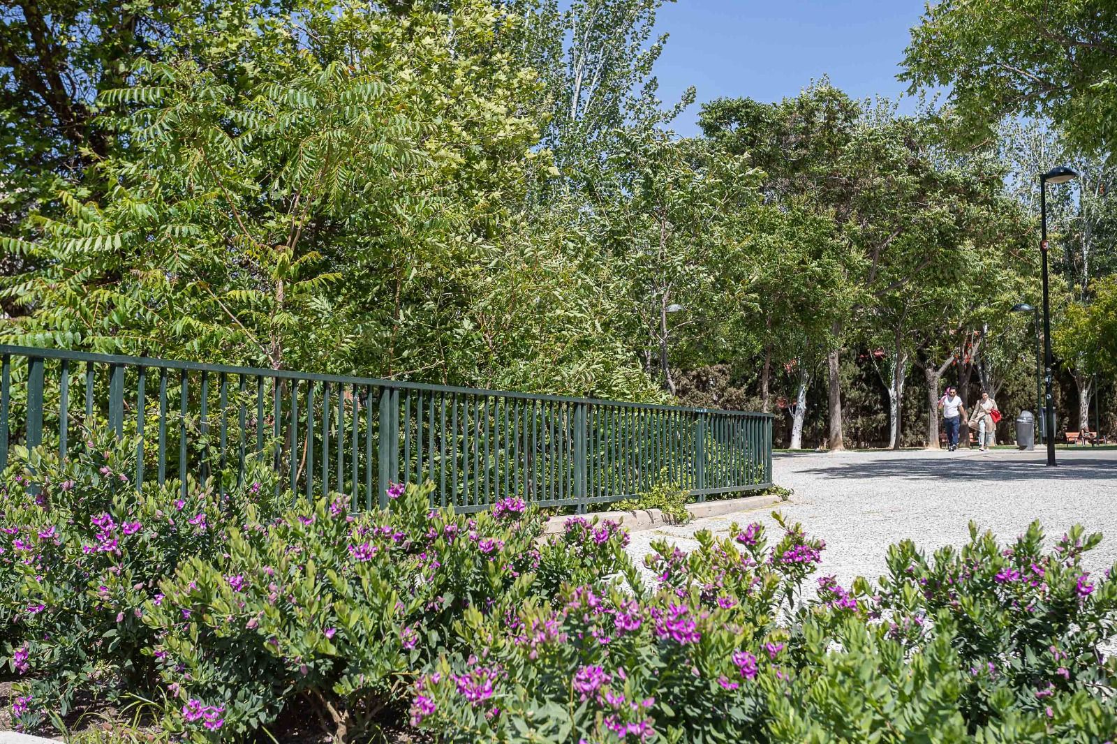 FOTOGALERÍA | Nueva jardinera y accesos en el parque Glorieta del Esperando