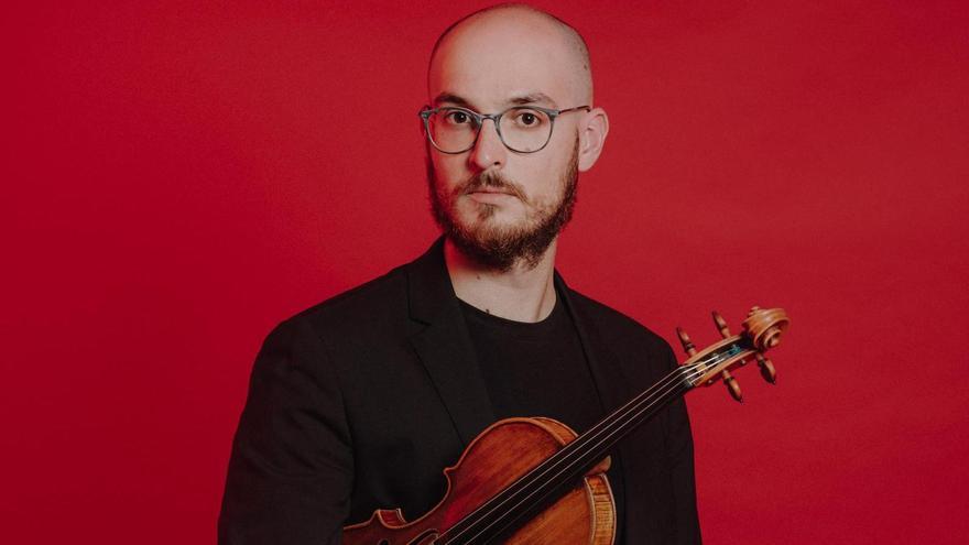 El violinista Bernat Prat, un dels músics del sextet que interpretarà Schulhoff i Txaikovski a la Schubertíada.