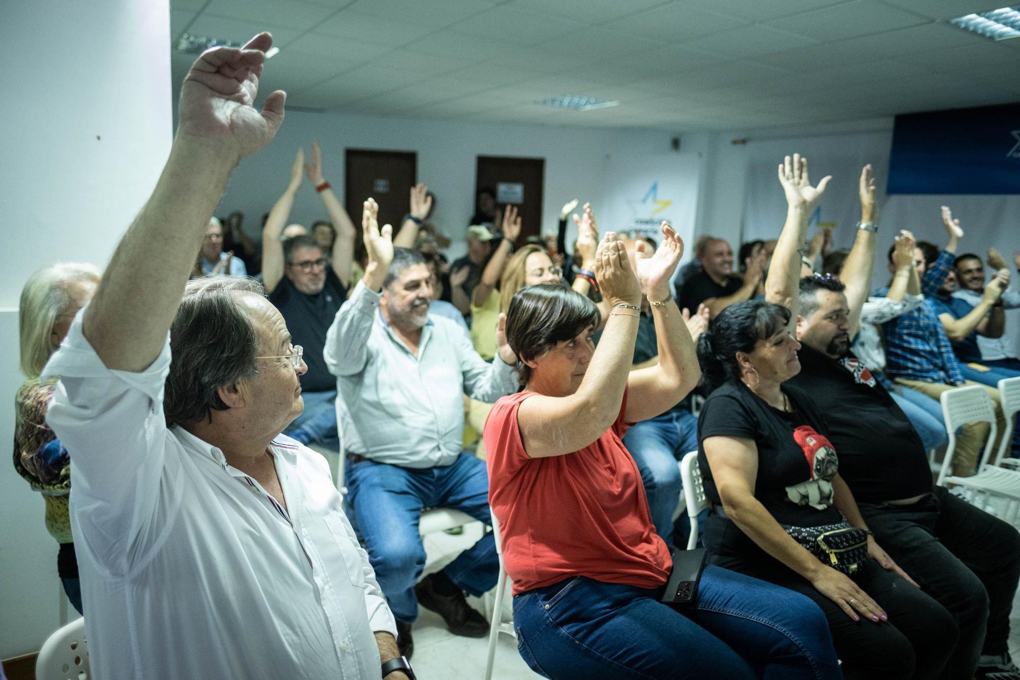 Presentación de la lista de CC a La Laguna