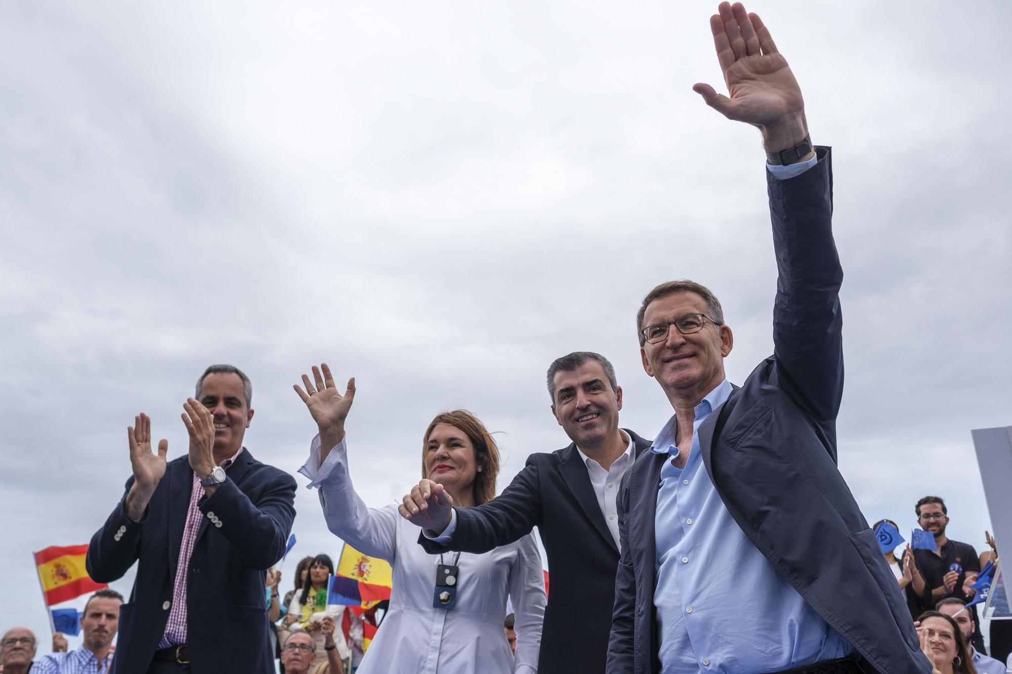 Visita de Alberto Núñez Feijóo a Las Palmas de Gran Canaria