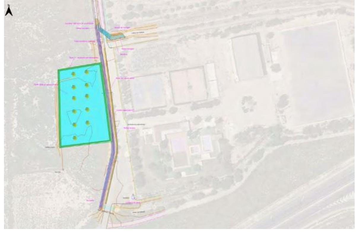 Proyecto en el que está previsto la construcción de un parque inundable junto a la rambla para laminar sus caudales con una superficie de unos cinco mil metros cuadrados