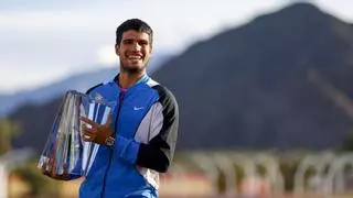 Alcaraz vuelve a sonreír tras ganar en Indian Wells: “Pasé unos malos meses, no era yo mismo”