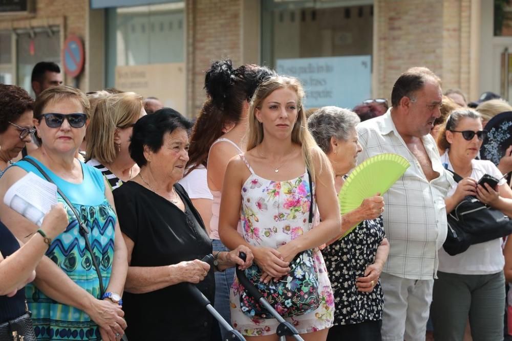 Concentración en memoria del niño asesinado en Beniel