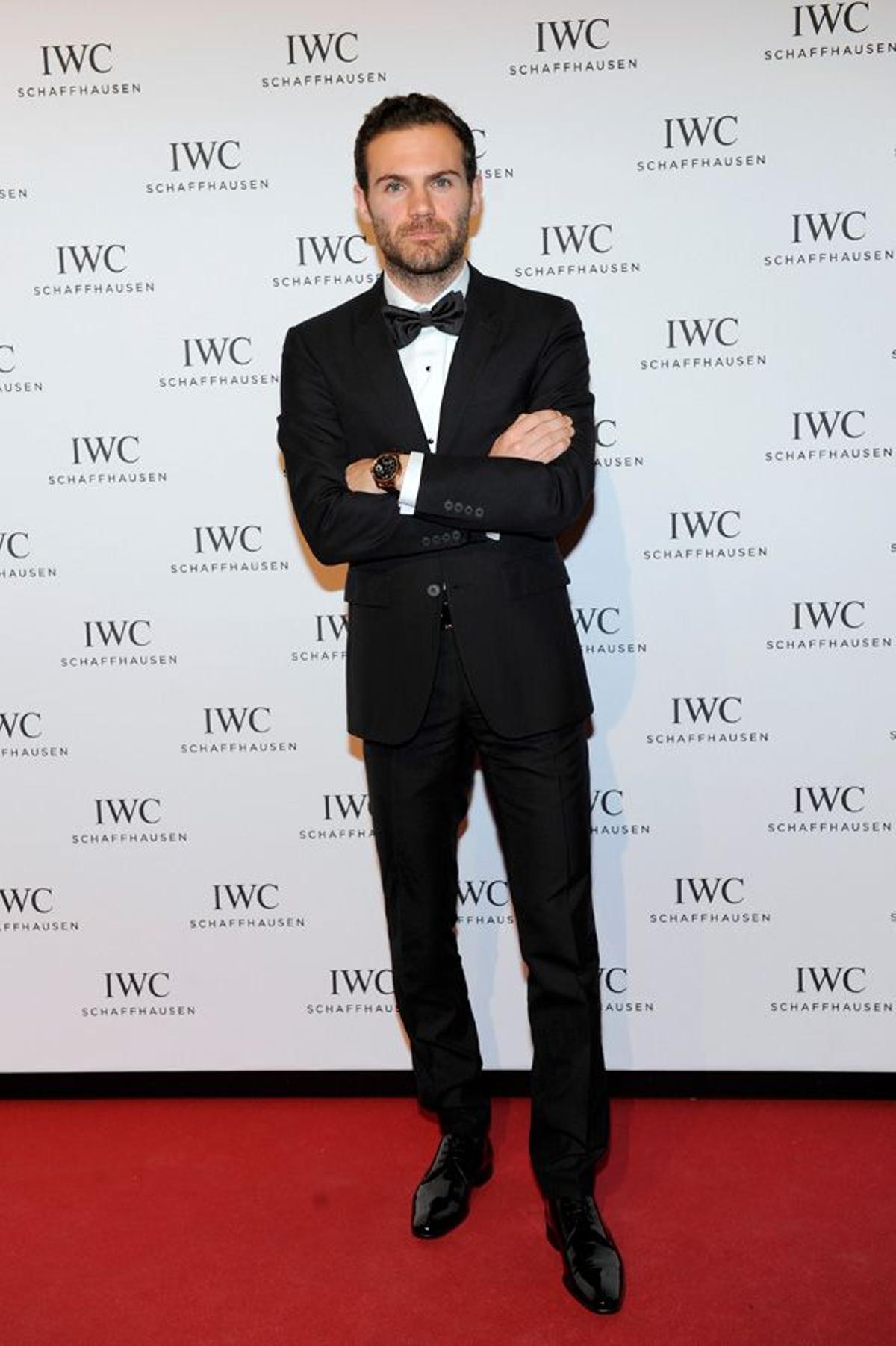 Juan Mata en la gala organizada por IWC