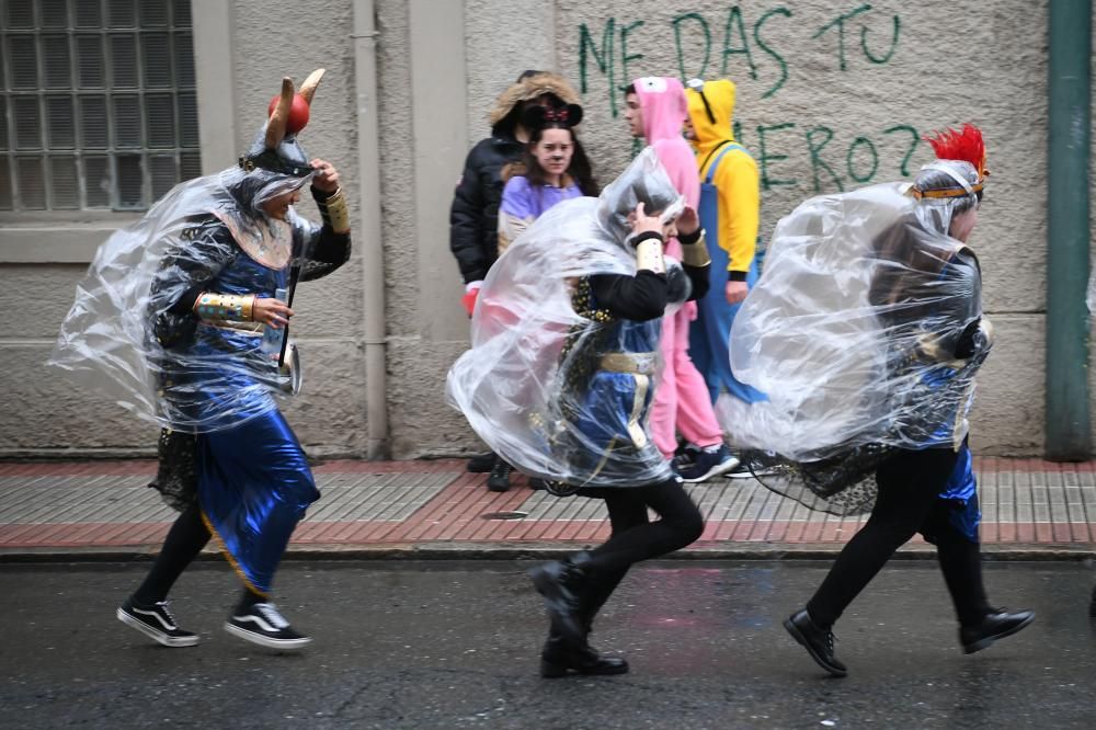 Martes ''choqueiro'' en A Coruña pese a la lluvia