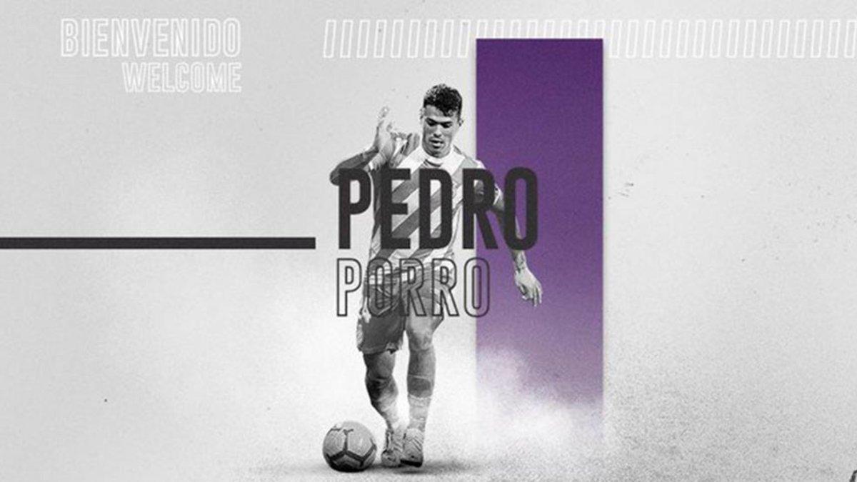 Pedro Porro jugará cedido en el Valladolid