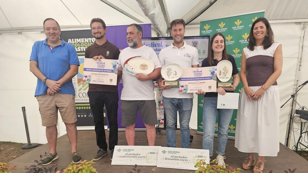 Villaviciosa corona a un arándano de Santa Eulalia de Oscos como el mejor de Asturias de este año