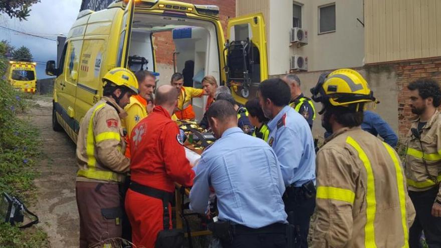 Accident laboral a Blanes.