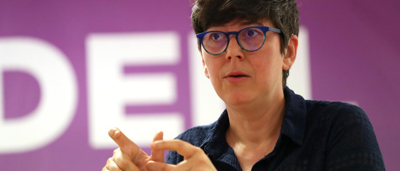 La coordinadora de Podem, Pilar Lima.
