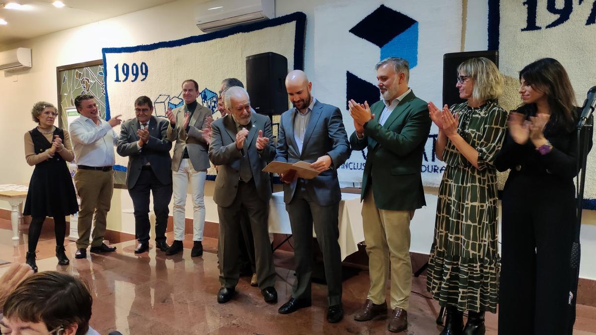 Entrega del premio de periodismo de Placeat, en Plasencia.