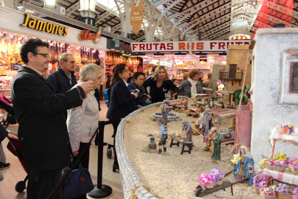 Así es el Belén del Mercado Central