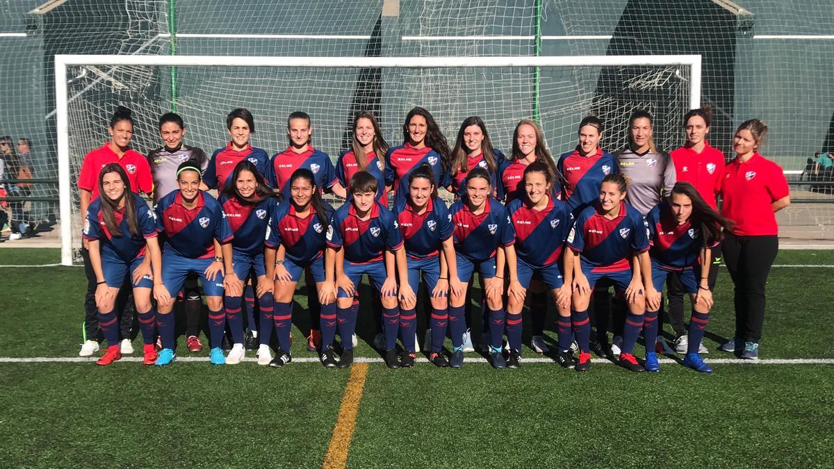 Equipo femenino de la SD Huesca, nominada por su impulso al deporte femenino.