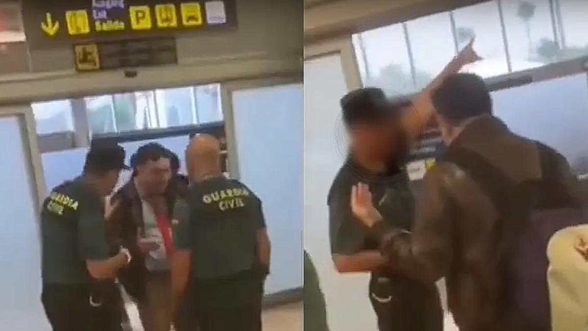Discusión entre un turista y un supuesto abogado