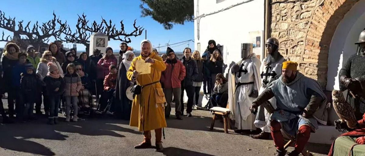 La recreación histórica se realizó el domingo en los alrededores de la ermita. | SERVICIO ESPECIAL