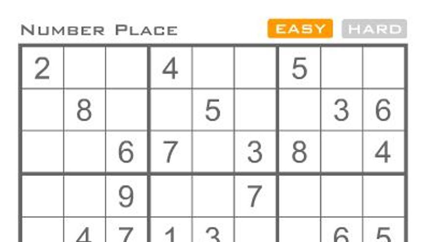 El Sudoku de laopiniondemurcia.es