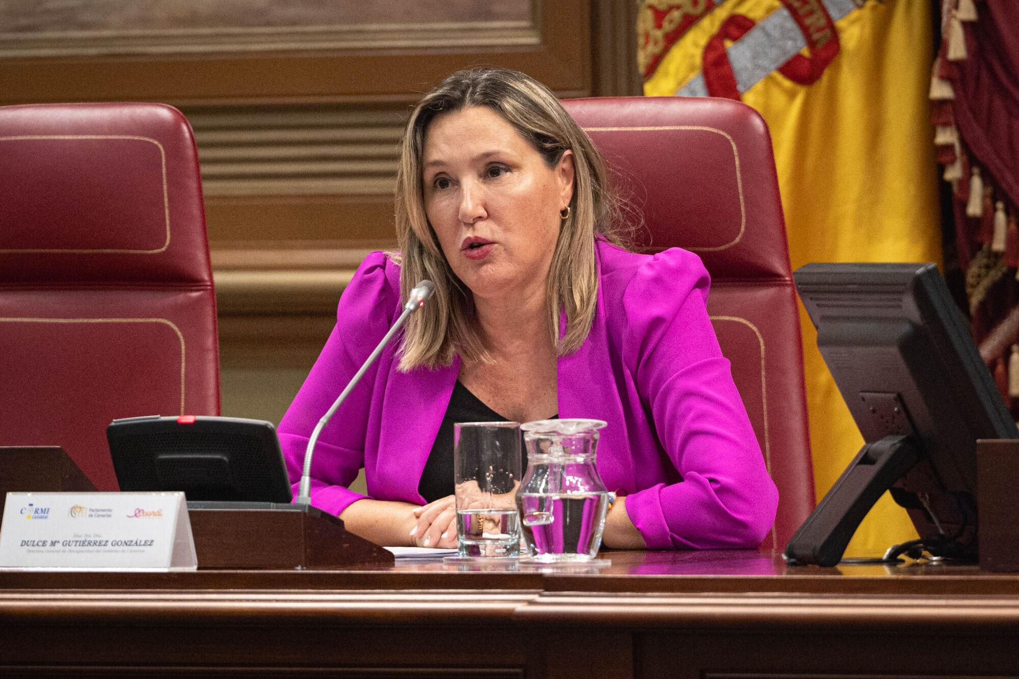 Mujeres con discapacidad en el Parlamento de Canarias