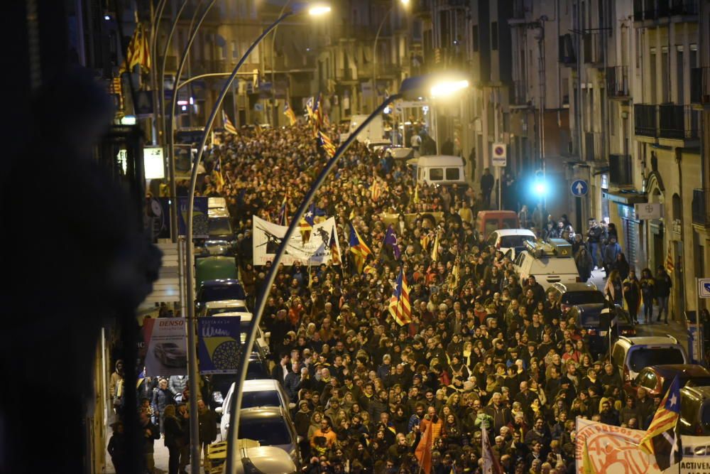 Manifestació del 21-F a Manresa