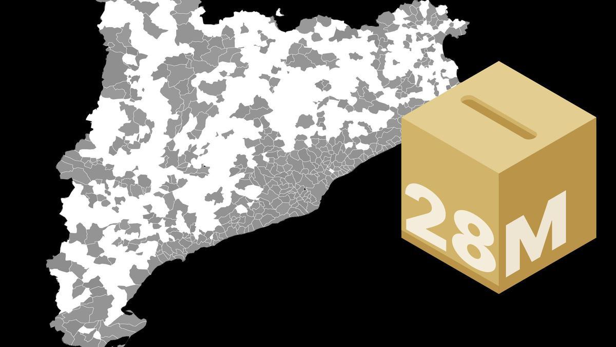 Les cinc incògnites que s’aclariran a Catalunya amb les eleccions municipals del 28M