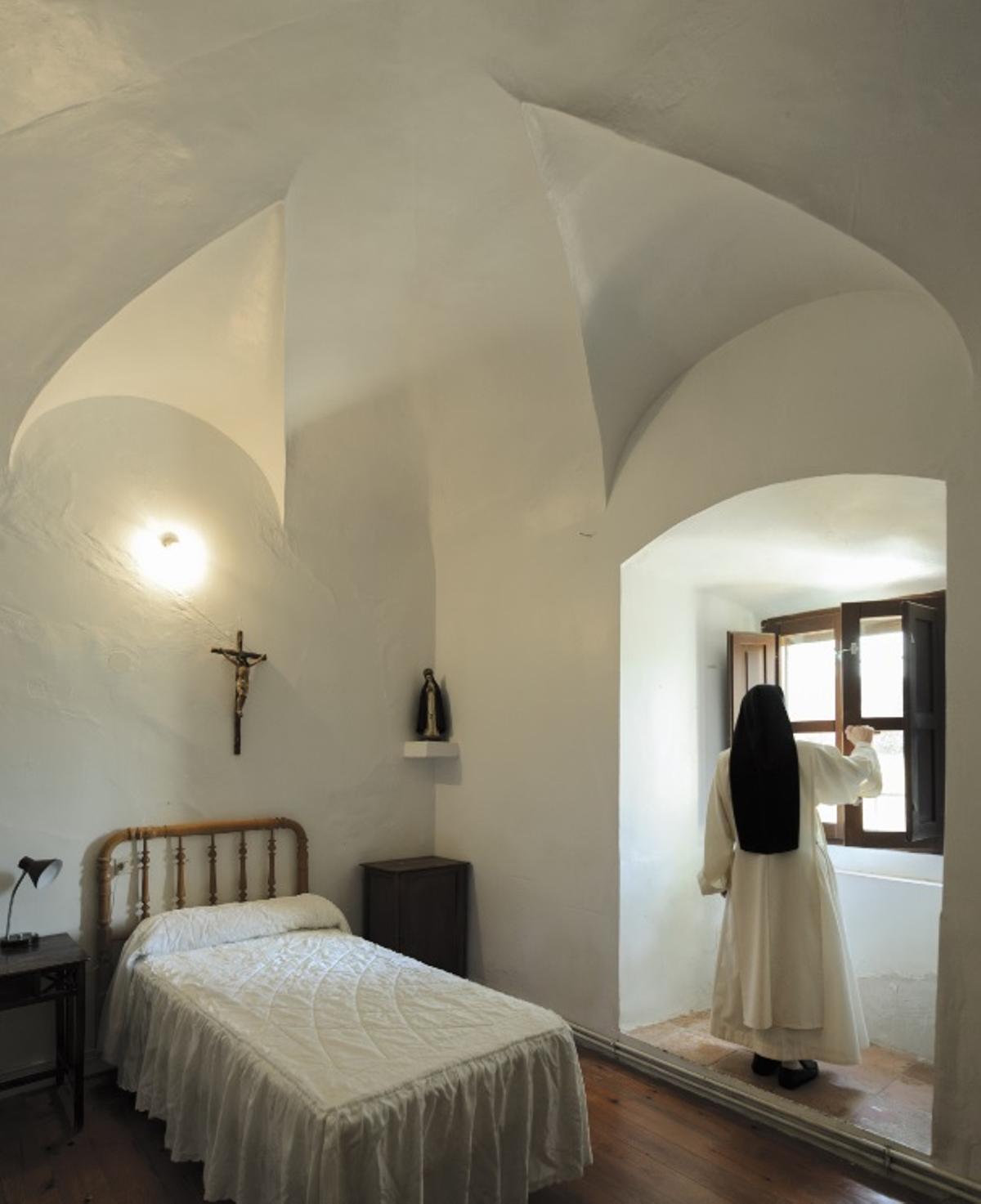 Celda de una monja en el monasterio de Sancti Spiritus. Foto de Ana Amado.