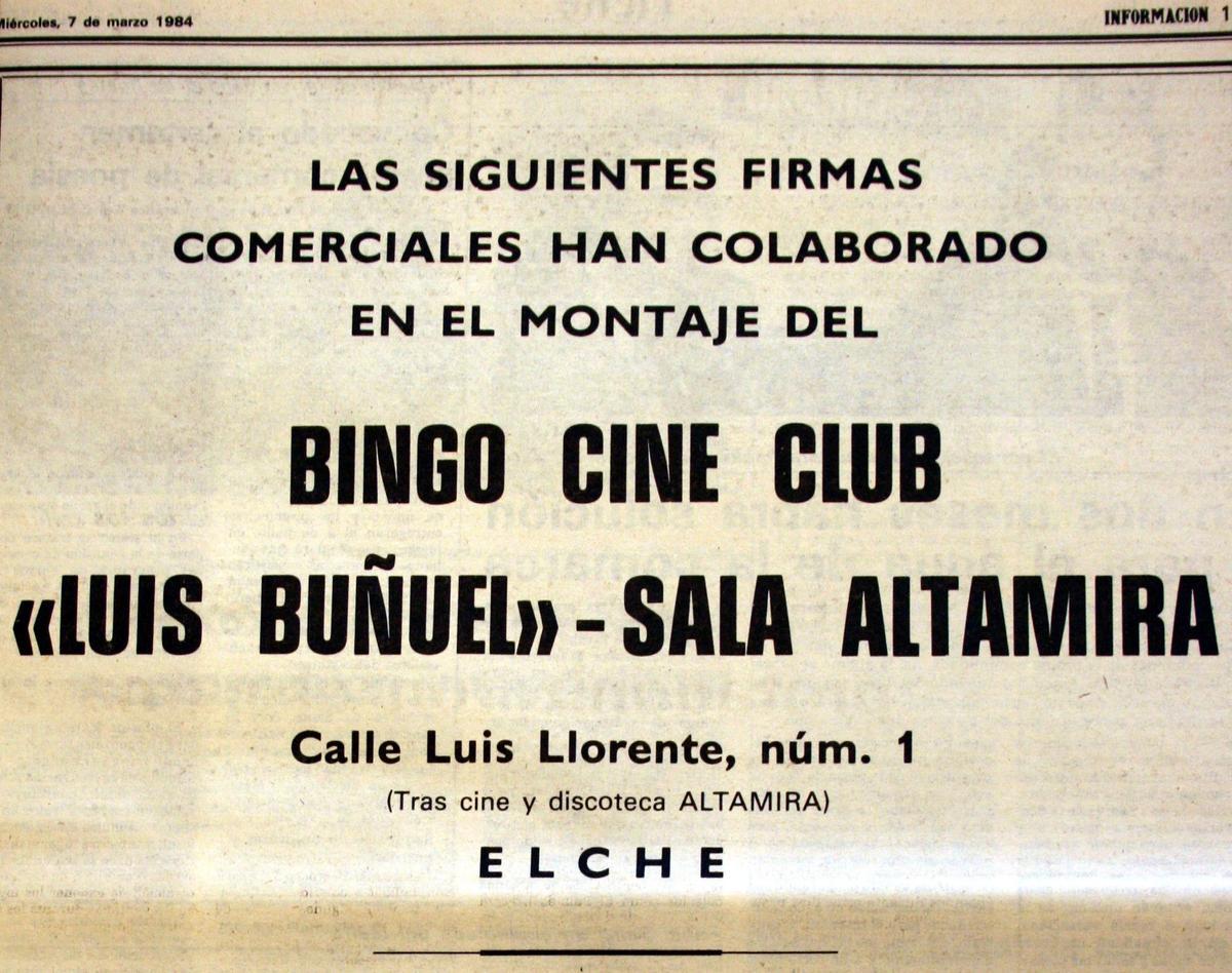 Anunci aparegut en INFORMACIÓN.