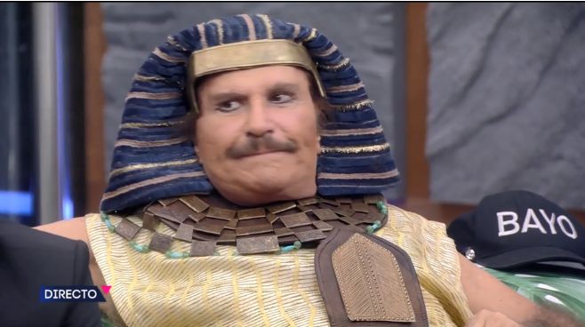Bigote Arrocet de faraón, en 'Secret Story' de Tele 5.