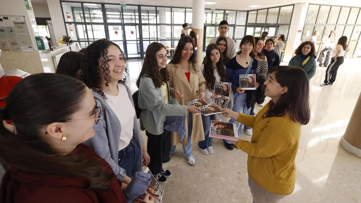 Jornada de puertas abiertas en la Facultad de Fisioterapia de la UVigo en el Campus de Pontevedra.