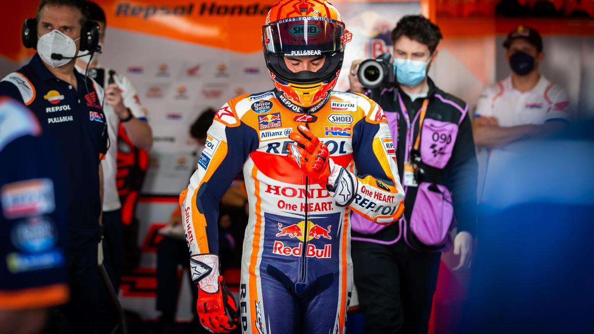 El piloto de Repsol Honda Marc Márquez.