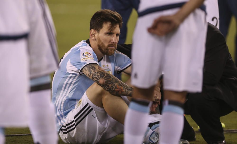 La decepción de Messi en la Copa América